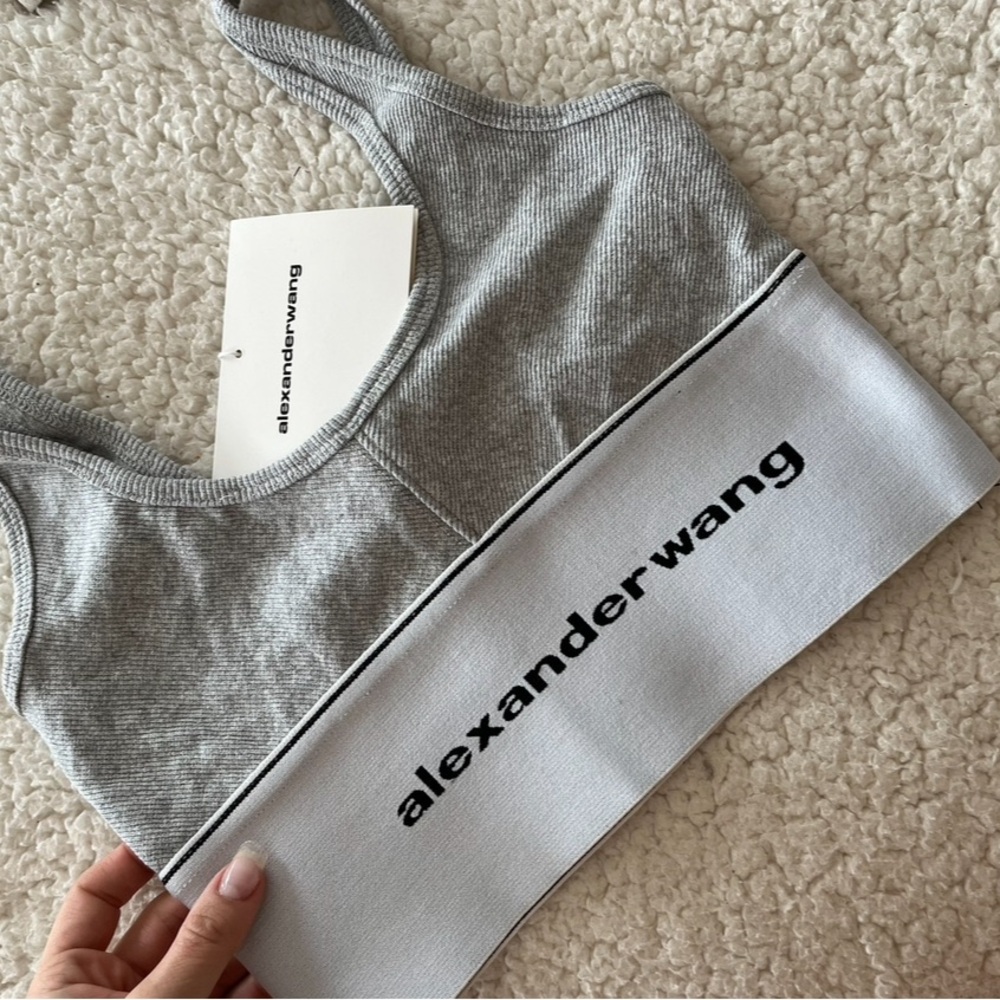 ALEXANDER WANG GREY BRALETTE